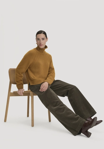 Cordhose Wide Leg Relaxed aus Bio-Baumwolle - 3