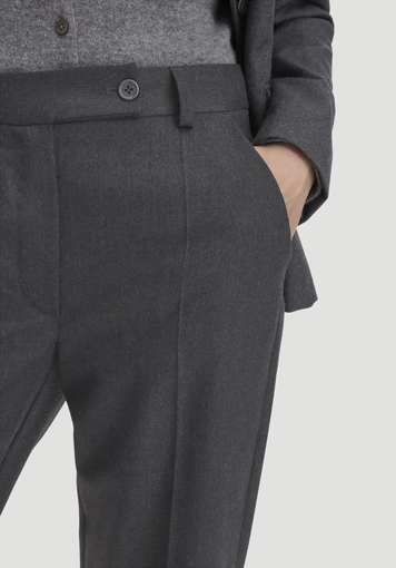 Wollhose Straight Leg Relaxed aus reiner Bio-Merinowolle - 2