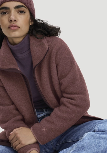 Wollfleece Jacke Oversize aus reiner Bio-Merinowolle - 3