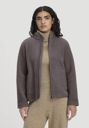 Wollfleece Jacke Regular aus reiner Bio-Merinowolle - 0