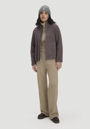 Wollfleece Jacke Regular aus reiner Bio-Merinowolle - 1