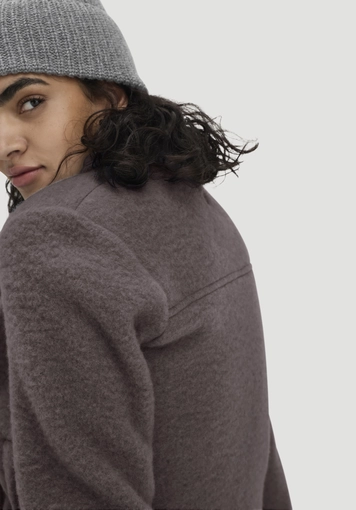 Wollfleece Jacke Regular aus reiner Bio-Merinowolle - 3
