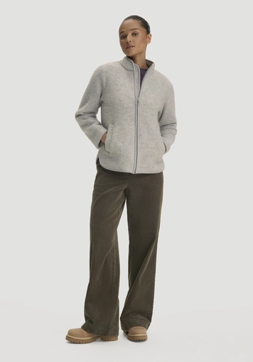 Wollfleece Jacke Regular aus reiner Bio-Merinowolle - 1