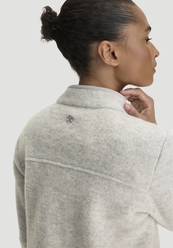 Regular wool fleece jacket made from pure organic merino wool - 3