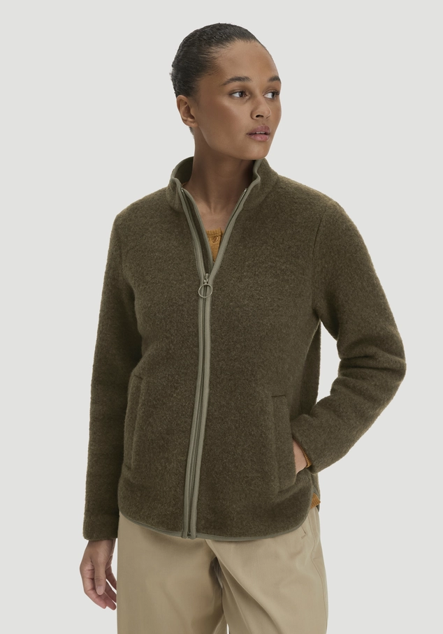 Wollfleece Jacke Regular aus reiner Bio-Merinowolle