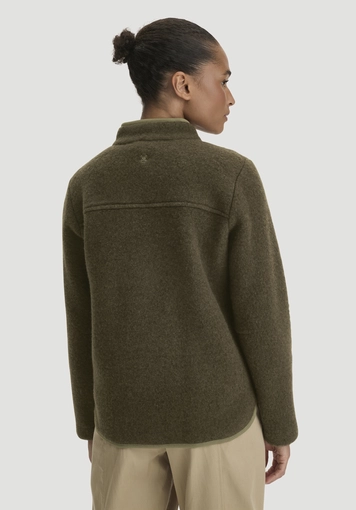 Regular wool fleece jacket made from pure organic merino wool - 2