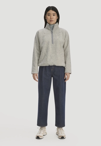 Wollfleece Troyer Relaxed aus reiner Bio-Merinowolle - 1
