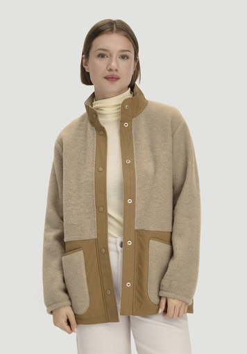 Wolfleece Jacke Patch Relaxed aus reiner Bio-Merinowolle - 0