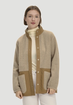 Wolfleece Jacke Patch Relaxed aus reiner Bio-Merinowolle