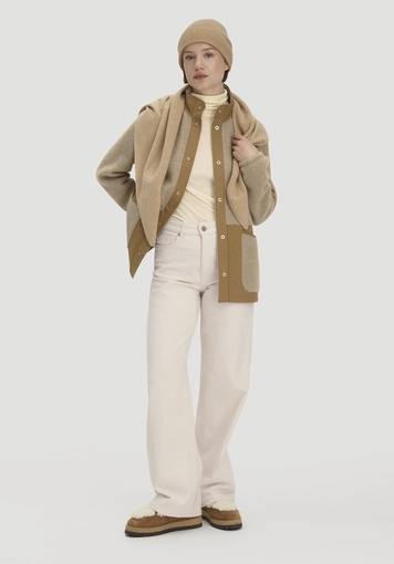 Wolfleece Jacke Patch Relaxed aus reiner Bio-Merinowolle - 1