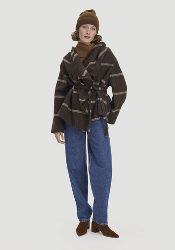 Rhön-Poncho Relaxed made from Rhön wool and European virgin wool - 1