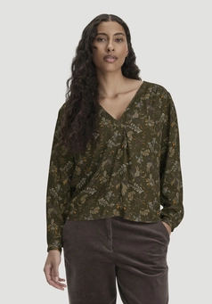 Print Bluse Relaxed aus reiner LENZING™ ECOVERO™ Viskose