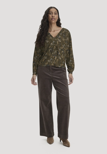 Print Bluse Relaxed aus reiner LENZING™ ECOVERO™ Viskose - 1