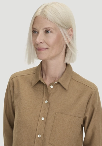 Flanell Bluse Relaxed aus Bio-Baumwolle mit TENCEL™ Lyocell - 3
