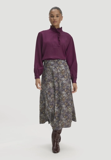 Midi skirt made from TENCEL™ Lyocell and LENZING™ ECOVERO™ viscose - 3