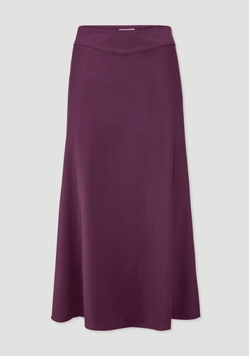 Gewebe Rock Midi aus reiner TENCEL™ Lyocell - 4