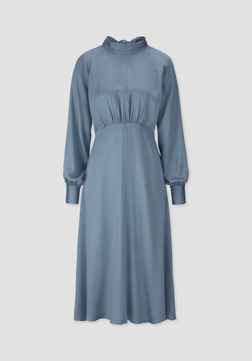 Fitted midi dress made from LENZING™ ECOVERO™ viscose - 5