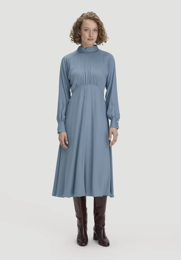 Fitted midi dress made from LENZING™ ECOVERO™ viscose - 0