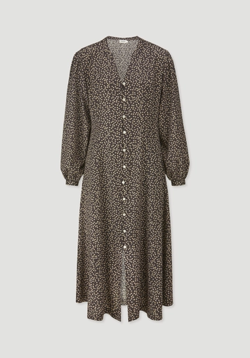 Relaxed midi dress made from SaXcell® Lyocell - 4