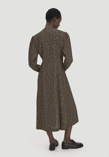 Relaxed midi dress made from SaXcell® Lyocell - 1