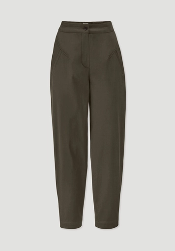 Barrel-Leg Hose Relaxed aus TENCEL™ Lyocell mit Bio-Baumwolle - 4