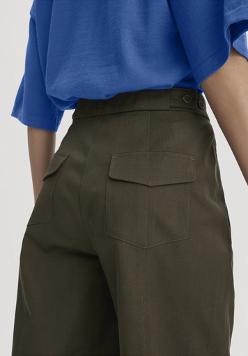 Barrel-Leg Hose Relaxed aus TENCEL™ Lyocell mit Bio-Baumwolle - 2