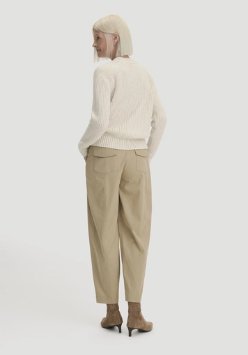 Barrel-Leg Hose Relaxed aus TENCEL™ Lyocell mit Bio-Baumwolle - 1