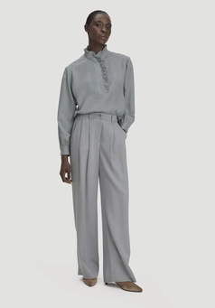 Twill-Hose Wide Leg aus TENCEL™ Lyocell