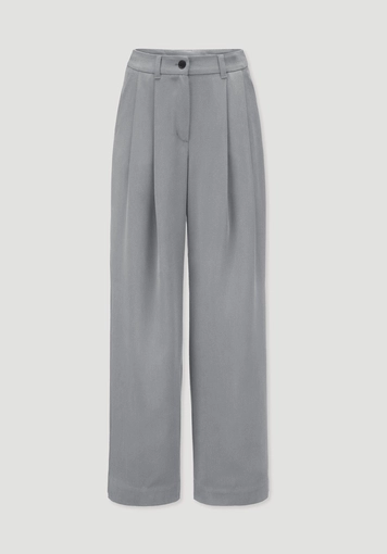 Twill-Hose Wide Leg aus TENCEL™ Lyocell Twill-Hose Wide Leg aus TENCEL™ Lyocell