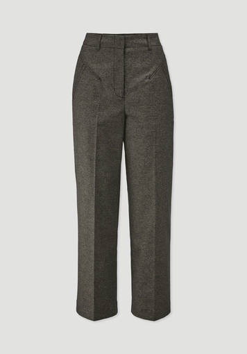 Straight leg trousers made from organic cotton Straight leg trousers made from organic cotton