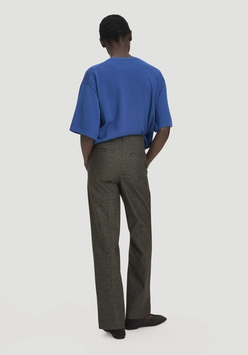 Straight leg trousers made from organic cotton - 1