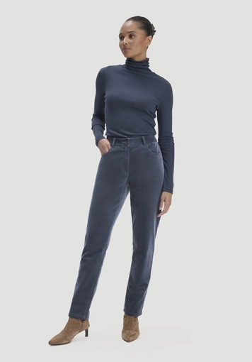 Cordhose Straight Leg aus Bio-Baumwolle - 0