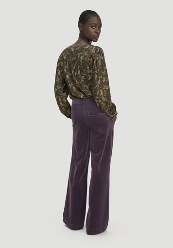 Cordhose Wide Leg aus Bio-Baumwolle - 1
