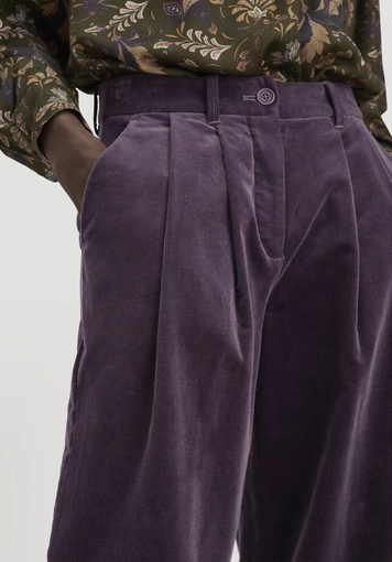 Cordhose Wide Leg aus Bio-Baumwolle - 2