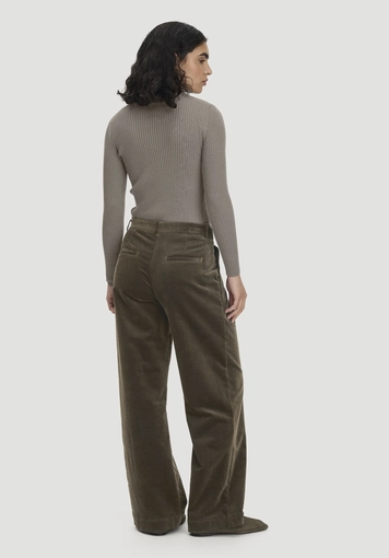 Cordhose Wide Leg aus Bio-Baumwolle - 1