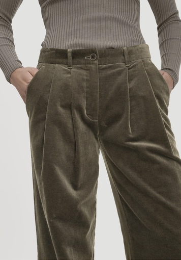 Cordhose Wide Leg aus Bio-Baumwolle - 2