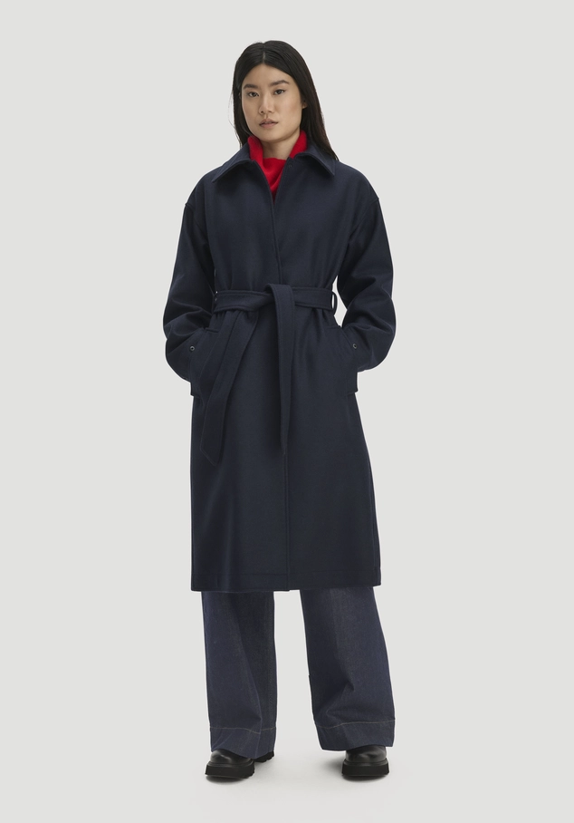 Mantel Boiled Wool Oversized aus reiner Bio-Schurwolle