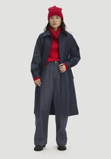 Mantel Boiled Wool Oversized aus reiner Bio-Schurwolle - 3