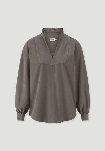 Cord-Bluse Regular aus reiner Bio-Baumwolle - 5