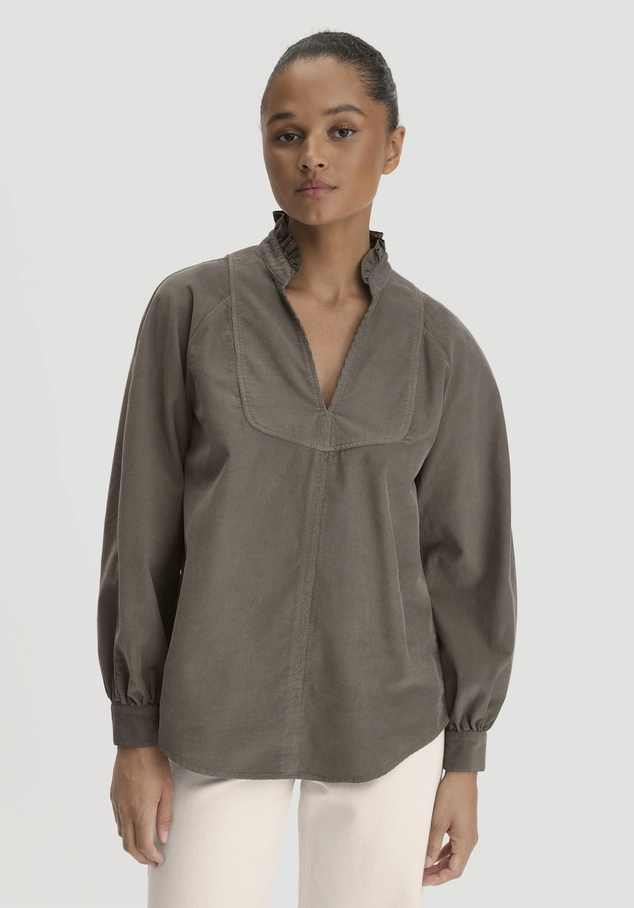 Corduroy blouse, regular size, made from pure organic cotton