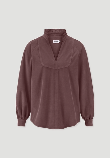 Cord-Bluse Regular aus reiner Bio-Baumwolle - 4