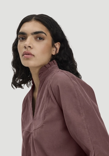 Cord-Bluse Regular aus reiner Bio-Baumwolle - 3