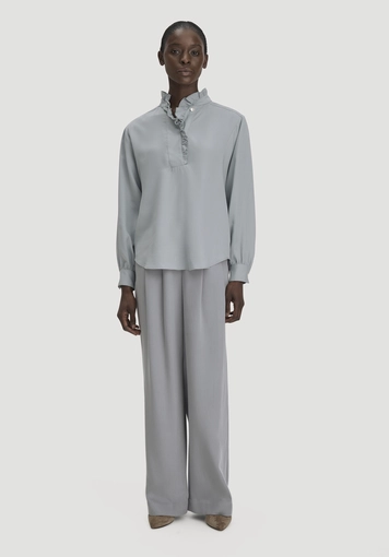 Relaxed blouse made from pure TENCEL™ Lyocell - 1