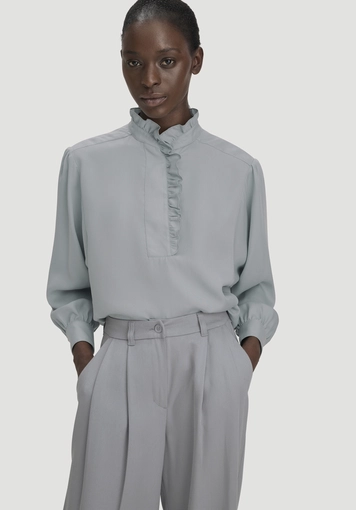 Relaxed blouse made from pure TENCEL™ Lyocell - 4