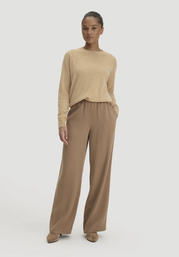 Wide-leg trousers made from pure TENCEL™ Lyocell - 0