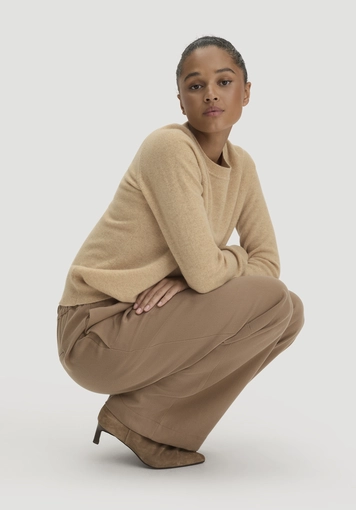 Gewebe Hose Wide Leg aus reinem TENCEL™ Lyocell - 3
