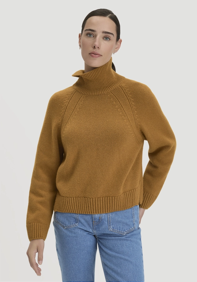 Strick Pullover Relaxed aus Bio-Merinowolle mit Bio-Baumwolle