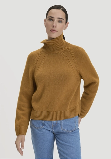 Strick Pullover Relaxed aus Bio-Merinowolle mit Bio-Baumwolle - 0