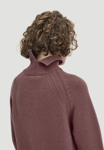 Relaxed knit sweater made from organic merino wool with organic cotton - 3