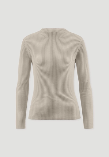 Strick Pullover Fitted aus TENCEL™ Lyocell mit Bio-Baumwolle Strick Pullover Fitted aus TENCEL™ Lyocell mit Bio-Baumwolle